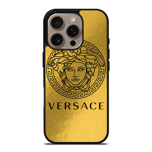 VERSACE GOLDEN EMBLEM iPhone 16 Pro Case Cover