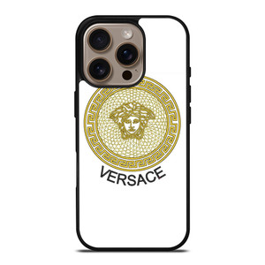 VERSACE ICON RED EMBROIDERY LOGO iPhone 16 Pro Case Cover VERSACE ICON RED EMBROIDERY LOGO iPhone 16 Pro Case Cover