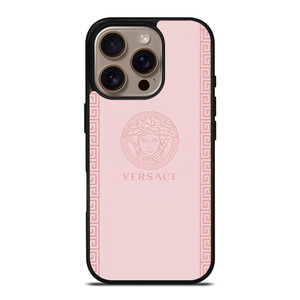 VERSACE LOGO EMBLEM PINK iPhone 16 Pro Case Cover VERSACE LOGO EMBLEM PINK iPhone 16 Pro Case Cover
