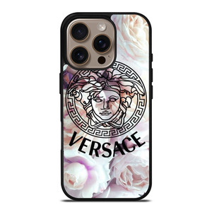 VERSACE LOGO ICON WHITE ROSE iPhone 16 Pro Case Cover VERSACE LOGO ICON WHITE ROSE iPhone 16 Pro Case Cover