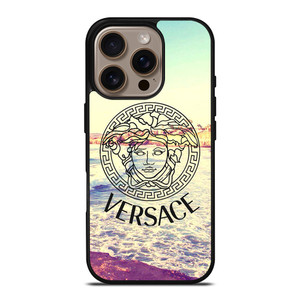VERSACE LOGO THE BEACH iPhone 16 Pro Case Cover VERSACE LOGO THE BEACH iPhone 16 Pro Case Cover