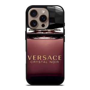 VERSACE PERFUME CRYSTAL NOIR iPhone 16 Pro Case Cover VERSACE PERFUME CRYSTAL NOIR iPhone 16 Pro Case Cover