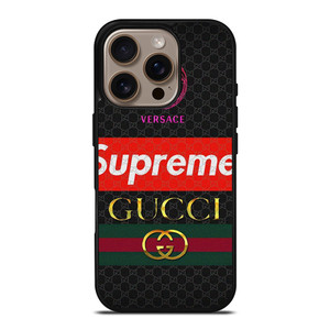 VERSACE SUPREME GUCCI LUXURY LOGO iPhone 16 Pro Case Cover VERSACE SUPREME GUCCI LUXURY LOGO iPhone 16 Pro Case Cover