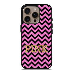VICTORIA'S SECRET PINK CHEVRON iPhone 16 Pro Case Cover VICTORIA'S SECRET PINK CHEVRON iPhone 16 Pro Case Cover