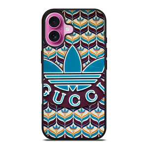 ADIDAS FEAT GUCCI LOGO iPhone 16 Plus Case Cover