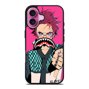 ANIME DEMON SLAYER BAPE SHARK iPhone 16 Plus Case Cover ANIME DEMON SLAYER BAPE SHARK iPhone 16 Plus Case Cover