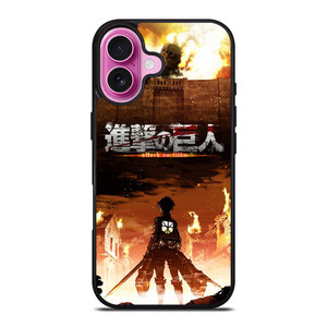 ATTACK ON TITAN COVER ANIME iPhone 16 Plus Case Cover ATTACK ON TITAN COVER ANIME iPhone 16 Plus Case Cover