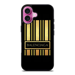 BALENCIAGA GOLD LOGO iPhone 16 Plus Case Cover BALENCIAGA GOLD LOGO iPhone 16 Plus Case Cover