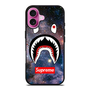 BAPE CAMO SHARK SUPREME NEBULA iPhone 16 Plus Case Cover BAPE CAMO SHARK SUPREME NEBULA iPhone 16 Plus Case Cover