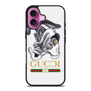 BUGS BUNNY CARTOON GUCCI LOGO iPhone 16 Plus Case Cover BUGS BUNNY CARTOON GUCCI LOGO iPhone 16 Plus Case Cover