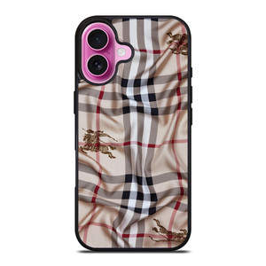 BURBERRY FABRIC iPhone 16 Plus Case Cover BURBERRY FABRIC iPhone 16 Plus Case Cover