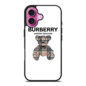 BURBERRY LONDON LOGO BEAR iPhone 16 Plus Case Cover BURBERRY LONDON LOGO BEAR iPhone 16 Plus Case Cover