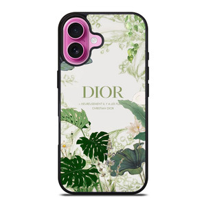 CHRISTIAN DIOR PARIS FLORAL GREEN iPhone 16 Plus Case Cover CHRISTIAN DIOR PARIS FLORAL GREEN iPhone 16 Plus Case Cover