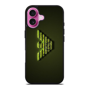 GIORGIO ARMANI GREEN EMBLEM iPhone 16 Plus Case Cover GIORGIO ARMANI GREEN EMBLEM iPhone 16 Plus Case Cover