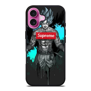 GOKU SUPREME SPLASH PAINT EFFECT iPhone 16 Plus Case Cover GOKU SUPREME SPLASH PAINT EFFECT iPhone 16 Plus Case Cover