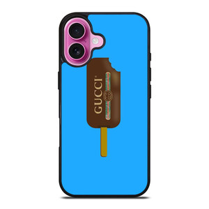 GUCCI LOGO CHOCOLATE ICE CREAM iPhone 16 Plus Case Cover GUCCI LOGO CHOCOLATE ICE CREAM iPhone 16 Plus Case Cover