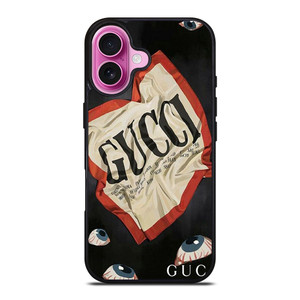 GUCCI LOGO EYES ART iPhone 16 Plus Case Cover GUCCI LOGO EYES ART iPhone 16 Plus Case Cover
