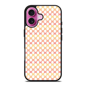 GUCCI LOGO ORANGE WHITE ICON iPhone 16 Plus Case Cover GUCCI LOGO ORANGE WHITE ICON iPhone 16 Plus Case Cover