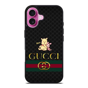 GUCCI LOGO X WINNIE THE POOH PIGLET DISNEY iPhone 16 Plus Case Cover GUCCI LOGO X WINNIE THE POOH PIGLET DISNEY iPhone 16 Plus Case Cover