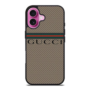 GUCCI PATTERN STRIPE iPhone 16 Plus Case Cover