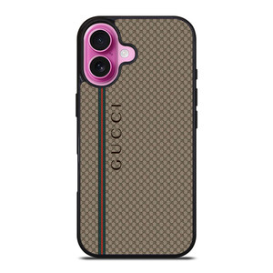 GUCCI STRIPE PATTERN iPhone 16 Plus Case Cover GUCCI STRIPE PATTERN iPhone 16 Plus Case Cover