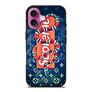 GUCCI SUPREME iPhone 16 Plus Case Cover