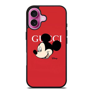 GUCCI X DISNEY MICKEY MOUSE iPhone 16 Plus Case Cover GUCCI X DISNEY MICKEY MOUSE iPhone 16 Plus Case Cover