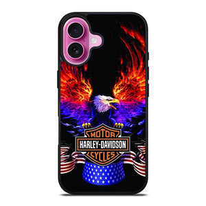 HARLEY DAVIDSON EAGLE 2 iPhone 16 Plus Case Cover HARLEY DAVIDSON EAGLE 2 iPhone 16 Plus Case Cover
