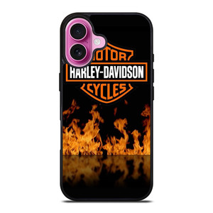 HARLEY DAVIDSON FIRE LOGO iPhone 16 Plus Case Cover HARLEY DAVIDSON FIRE LOGO iPhone 16 Plus Case Cover