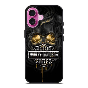 HARLEY DAVIDSON HOT SKULL iPhone 16 Plus Case Cover HARLEY DAVIDSON HOT SKULL iPhone 16 Plus Case Cover