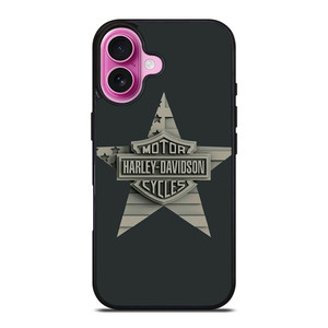 HARLEY DAVIDSON MOTORCYCLE STAR LOGO iPhone 16 Plus Case Cover HARLEY DAVIDSON MOTORCYCLE STAR LOGO iPhone 16 Plus Case Cover