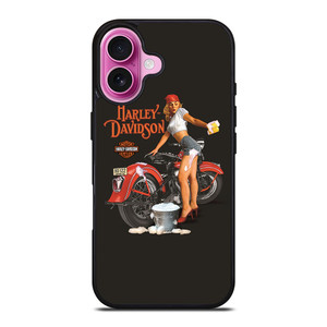 HARLEY DAVIDSON SEXY GIRL iPhone 16 Plus Case Cover