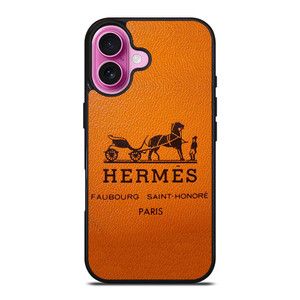 HERMES PARIS LOGO FAUBOURG SAINT-HONORE iPhone 16 Plus Case Cover HERMES PARIS LOGO FAUBOURG SAINT-HONORE iPhone 16 Plus Case Cover
