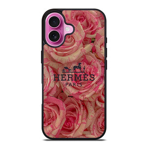 HERMES PARIS LOGO RED ROSE iPhone 16 Plus Case Cover HERMES PARIS LOGO RED ROSE iPhone 16 Plus Case Cover