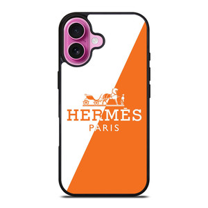 HERMES PARIS LOGO SLICE iPhone 16 Plus Case Cover HERMES PARIS LOGO SLICE iPhone 16 Plus Case Cover