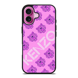 KENZO PARIS LOGO PINK TIGER ICON iPhone 16 Plus Case Cover KENZO PARIS LOGO PINK TIGER ICON iPhone 16 Plus Case Cover