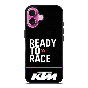 KTM READY TO RACE CARBON iPhone 16 Plus Case Cover KTM READY TO RACE CARBON iPhone 16 Plus Case Cover