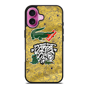 LACOSTE SUPREME LOGO STREET CLUB iPhone 16 Plus Case Cover LACOSTE SUPREME LOGO STREET CLUB iPhone 16 Plus Case Cover