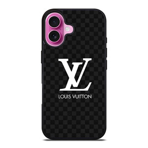 LOUIS VUITTON LV BLACK SQUARES iPhone 16 Plus Case Cover LOUIS VUITTON LV BLACK SQUARES iPhone 16 Plus Case Cover