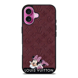 LOUIS VUITTON LV FEAT MINNIE MOUSE DISNEY iPhone 16 Plus Case Cover LOUIS VUITTON LV FEAT MINNIE MOUSE DISNEY iPhone 16 Plus Case Cover