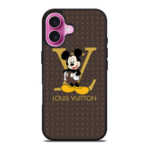 LOUIS VUITTON LV MICKEY MOUSE iPhone 16 Plus Case Cover LOUIS VUITTON LV MICKEY MOUSE iPhone 16 Plus Case Cover