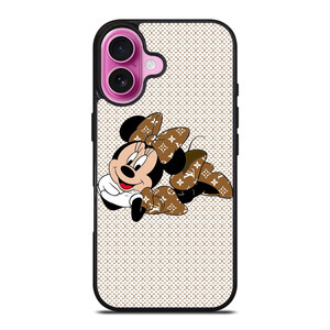 LOUIS VUITTON LV MINNIE MOUSE DISNEY iPhone 16 Plus Case Cover LOUIS VUITTON LV MINNIE MOUSE DISNEY iPhone 16 Plus Case Cover