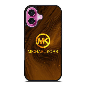 MICHAEL KORS MK GOLDEN LOGO iPhone 16 Plus Case Cover MICHAEL KORS MK GOLDEN LOGO iPhone 16 Plus Case Cover