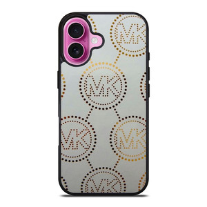 MICHAEL KORS MK LOGO GOLD ICON iPhone 16 Plus Case Cover MICHAEL KORS MK LOGO GOLD ICON iPhone 16 Plus Case Cover
