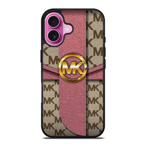 MICHAEL KORS MK LOGO PINK BAG iPhone 16 Plus Case Cover MICHAEL KORS MK LOGO PINK BAG iPhone 16 Plus Case Cover