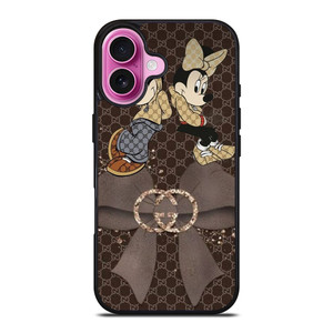 MICKEY MINNIE MOUSE DISNEY MOUSE GUCCI LOGO RIBBON iPhone 16 Plus Case Cover MICKEY MINNIE MOUSE DISNEY MOUSE GUCCI LOGO RIBBON iPhone 16 Plus Case Cover
