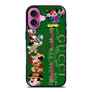 MICKEY MOUSE DISNEY GUCCI FUTURE iPhone 16 Plus Case Cover MICKEY MOUSE DISNEY GUCCI FUTURE iPhone 16 Plus Case Cover