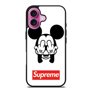 MICKEY MOUSE SUPREME iPhone 16 Plus Case Cover MICKEY MOUSE SUPREME iPhone 16 Plus Case Cover