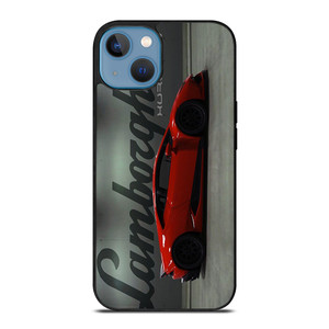 LAMBORGHINI HURACAN RED LOGO iPhone 13 Case Cover LAMBORGHINI HURACAN RED LOGO iPhone 13 Case Cover