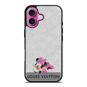 MINNIE MOUSE DISNEY FEAT LOUIS VUITTON LV iPhone 16 Plus Case Cover MINNIE MOUSE DISNEY FEAT LOUIS VUITTON LV iPhone 16 Plus Case Cover